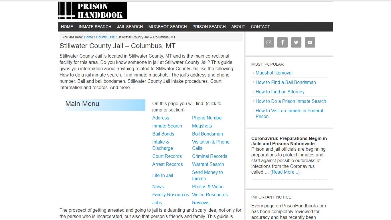 Stillwater County Jail – Columbus, MT